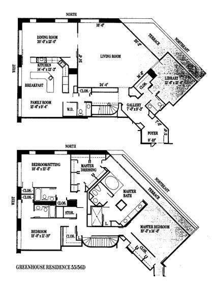 950 N Michigan Floorplan - 55 56 D Tier